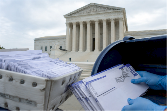 La administración Trump lleva a la Corte Suprema la disputa por las nuevas reglas del voto por correo