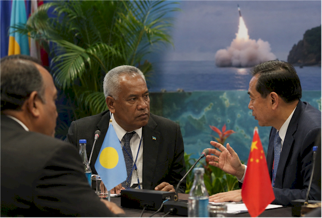 China y Palau chocan en el Foro de las Islas del Pacífico por la prueba de un misil balístico