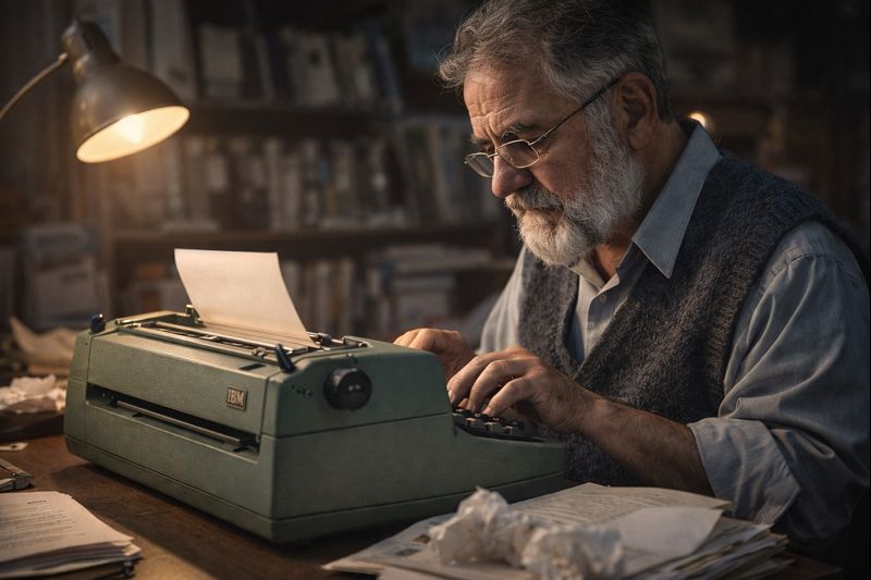 Eliyahu escribiendo (IBM)